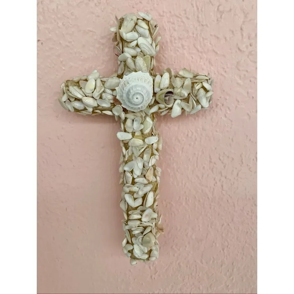 Cross Handmade with Shells #fairh